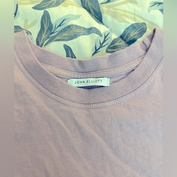 JOHN ELLIOTT Folsom Raw Edge Cropped Tee - Picture 3 of 4